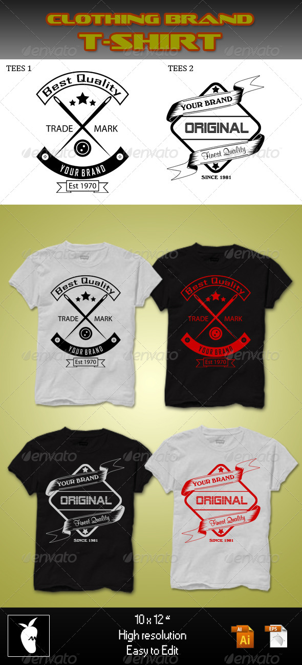 Clothing Brand Tshirt by mangga GraphicRiver